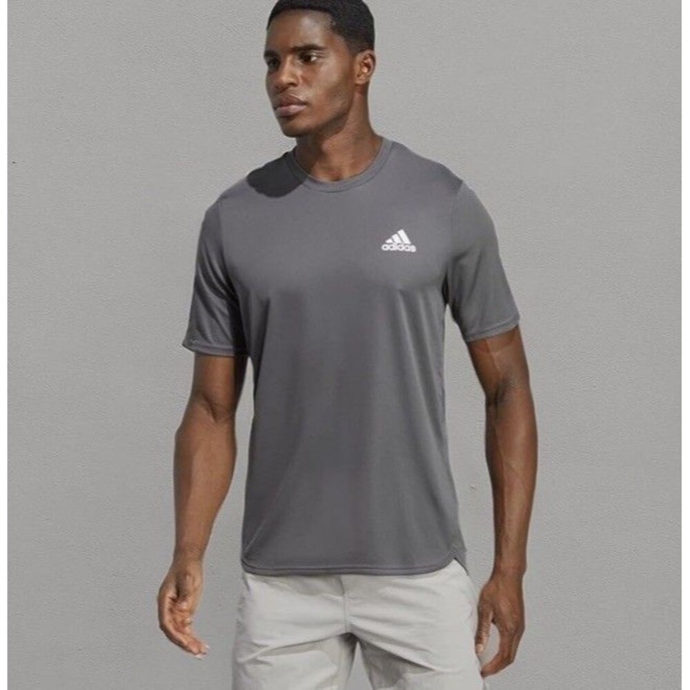 Adidas Men's AEROREADY Short Sleeve Crew Neck Designed for Movement Tee size L - Picture 6 of 12